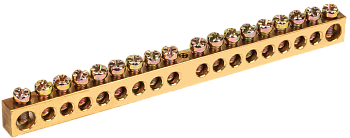 Шина PEN "земля-ноль" 8х12мм 18/1 (18групп/креп по цент) IEK в Уссурийске