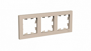 Рамка тройная AtlasDesign SE песочная в Уссурийске
