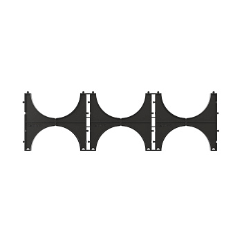 Держатель расстояния (кластер) для двустенных труб, д.110мм, тройной DKC в Уссурийске