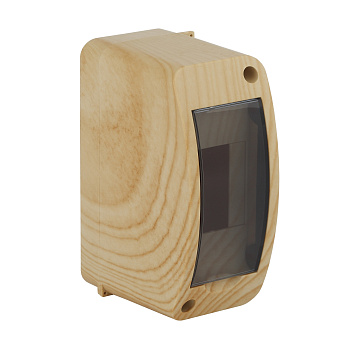 Щит распределительный навесной пластиковый ЩРН-П-2 модуля 140х55х85мм IP40 бук в Уссурийске