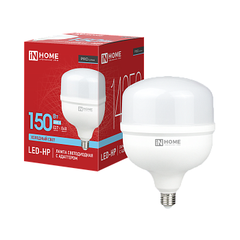 Лампа светодиодная LED-HP-PRO 150Вт 230В E27 с адаптером Е40 6500К 14250Лм IN HOME в Уссурийске