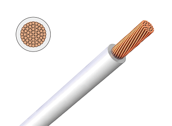 Провод ПВ-3 (ПуГВ) 6 белый в Уссурийске