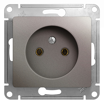 Розетка одинарная Glossa SE платина в Уссурийске