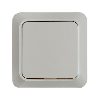 Выключатель одноклавишный BOLLETO белый накладной 7021 IN HOME в Уссурийске