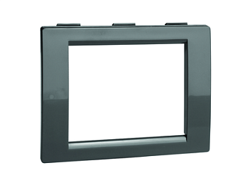 Рамка универсальная на 2 модуля, цвет черный DKC в Уссурийске