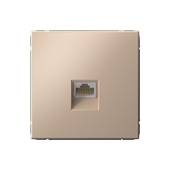 ARTGALLERY РОЗЕТКА компьютерная RJ45, кат. 6A, механизм, ПЕСОЧНЫЙ в Уссурийске