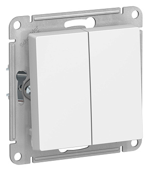 Выключатель двухклавишный AtlasDesign SE лотос в Уссурийске