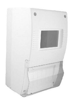 Щит квартирный пластиковый ЩК26 (6 модулей+однофазный счетчик) 300х150х130 IP31 в Уссурийске