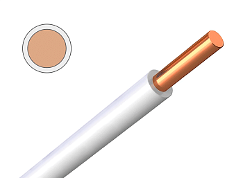 Провод ПуВ (ПВ-1) нг(А)-LS 4 белый ГОСТ в Уссурийске