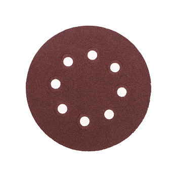 Диск абразивный на ворсовой основе, на липучке, перфорированный, P120, 125мм, 10 шт. KRANZ в Уссурийске
