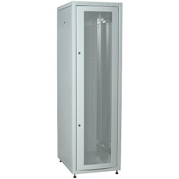ITK Шкаф сетевой LINEA E 42U 600х800мм двери 2шт перфорированная передняя дверь задняя металлическая серый в Уссурийске