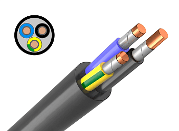 Кабель ВВГ Пнг(А)-LS 3х4 ок (N, PE) - 0,66кВ ГОСТ 31996-2012 Кабэкс в Уссурийске