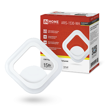 Светильник светодиодный ELEGANT ARIS-1530-WH 15Вт 230В 3000К 1200Лм белый IN HOME в Уссурийске