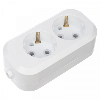 Колодка 2 гнезда с заземлением REXANT в Уссурийске