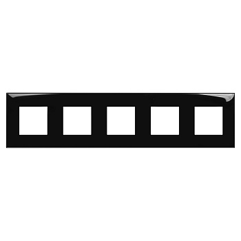 Рамка Avanti "Черный квадрат", 5 постов (10 мод.) DKC в Уссурийске