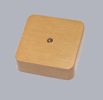 Коробка распределительная для кабель-канала 80х80х25мм бук в Уссурийске