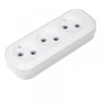 Колодка 3 гнезда без заземления REXANT в Уссурийске