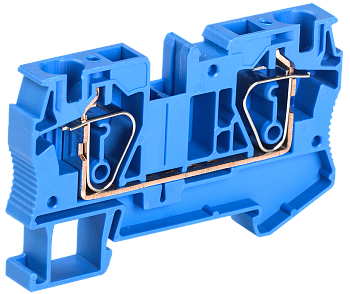 Клемма пружинная КПИ 2в-6 57А синий IEK в Уссурийске