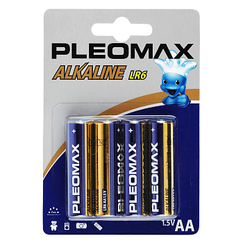 Батарейки АА Pleomax LR6-4BL (4шт) в Уссурийске