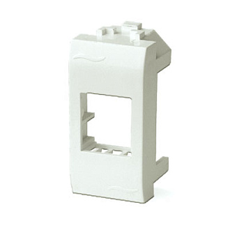 Адаптер для информационных разъемов Keystone, белый, 1 модуль DKC в Уссурийске