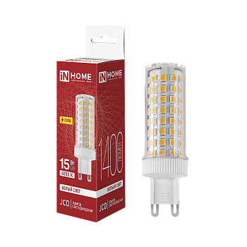 Лампа светодиодная LED-JCD 15Вт 230В G9 4000К 1400Лм IN HOME в Уссурийске
