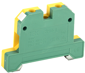 Зажим наборный IEK ЗНИ-6PEN 6мм2 (JXB-земля) в Уссурийске