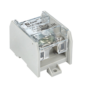 Распределительный блок проходной РБП 95 (1х95-4х16 мм2) 232/100А EKF PROxima в Уссурийске