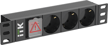 ITK PDU 3 розетки немецкий стандарт LED 1U вх. С14 10" в Уссурийске