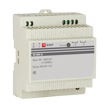 Блок питания 24В DR-30W-24 EKF PROxima в Уссурийске