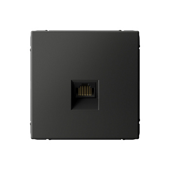 ARTGALLERY РОЗЕТКА компьютерная RJ45, кат. 6A, механизм, БАЗАЛЬТ в Уссурийске