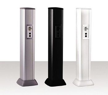 Алюминиевая колонна 0,71 м, цвет черный DKC в Уссурийске