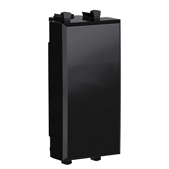 Заглушка модульная, Avanti "Черный квадрат", 1 модуль DKC в Уссурийске