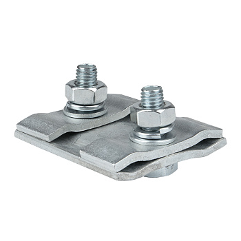 Зажим соединительный плашечный 2 болта М8 (D провода 9,1...12,0 мм) ПС-2-1 EKF PROxima в Уссурийске