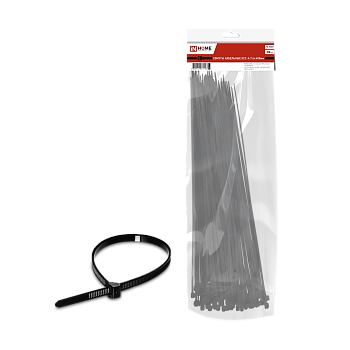 Хомут КСС-А 7,6х400 нейлоновый с УФ защитой черный (100шт./упак.) IN HOME в Уссурийске