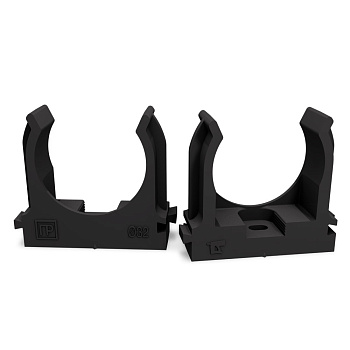 Крепеж-клипса для труб для прямого монтажа черная 32 мм Промрукав в Уссурийске