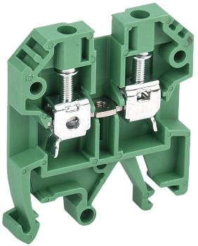 Клемма винтовая КВИ-4мм2 зеленая IEK в Уссурийске