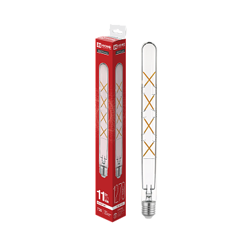 Лампа светодиодная LED-T30-deco 11Вт 230В Е27 4000К 1270Лм 300мм прозрачная IN HOME в Уссурийске