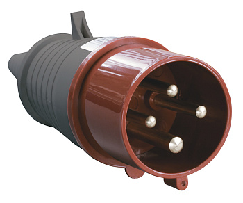 Вилка 024 3Р+РЕ 32А 380В IP44 IEK в Уссурийске