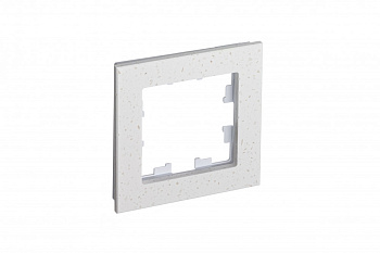 Рамка одинарная AtlasDesign Nature SE мрамор крем роял в Уссурийске