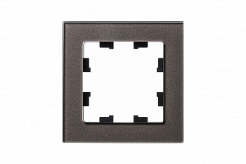 Рамка одинарная AtlasDesign Nature SE стекло мокко в Уссурийске