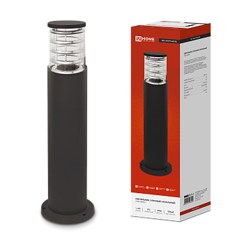 Светильник уличный напольный НБУ ART-PT-1xA60-BL алюминиевый 600мм черный IP54 IN HOME в Уссурийске