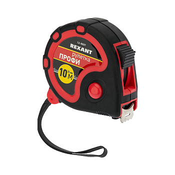 Рулетка измерительная «Профи» REXANT прорезиненный корпус 10мх25мм в Уссурийске