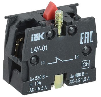 Контактный блок 1р для серии LAY5 IEK в Уссурийске