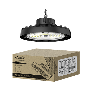 Светильник складской светодиодный UHB-LEVEL 200PA3C-SB-BL 200/150/120Вт 100-277В 175Лм/Вт 3CCT 5лет IP69K NEOX в Уссурийске