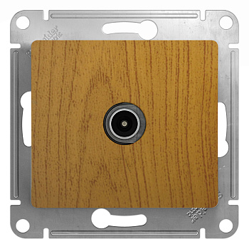 Розетка телевизионная Glossa SE дуб в Уссурийске