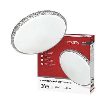 Светильник светодиодный серии DECO MYSTERY 36Вт 230В 4000К 3240Лм 390х78мм IN HOME в Уссурийске