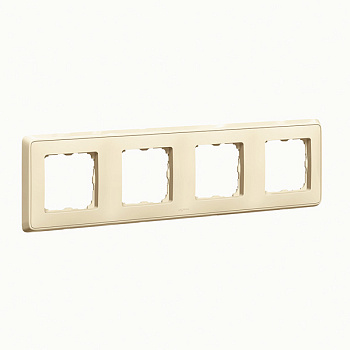 Рамка четырехместная CARIVA Legrand крем в Уссурийске