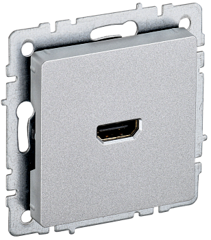 Розетка HDMI BRITE IEK алюминий в Уссурийске