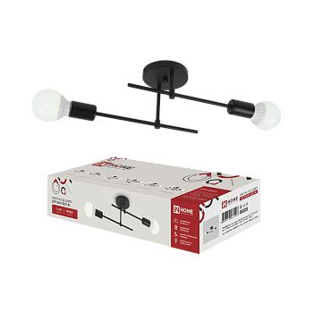 Люстра под лампу LOFT EASY-2E27-BL 2хЕ27 черный IN HOME в Уссурийске