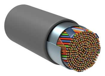 ITK Витая пара F/UTP кат.5E 50х2х24AWG LSZH серый (305м) в Уссурийске